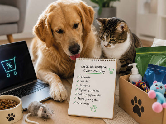 Cómo preparar tu lista de compras para Cyber Monday lo esencial para tus mascotas