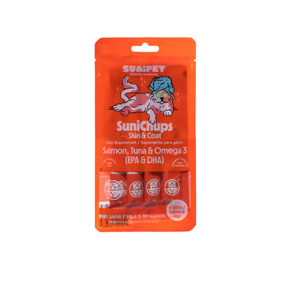 Sunichups Skin & Coat Gato 14 g x 4 und