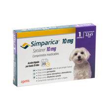 Simparica 10 mg (2.5 a 5 kg) en 1 comprimido