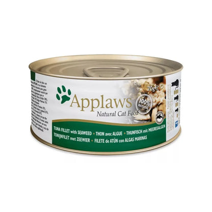 Applaws Gato Filete de Atún - Algas Marinas con Caldito 70 g