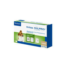 Virbac Milpro Perros 0,5 a 10 kg (2,5 mg / 25 mg) x 2 Comprimidos
