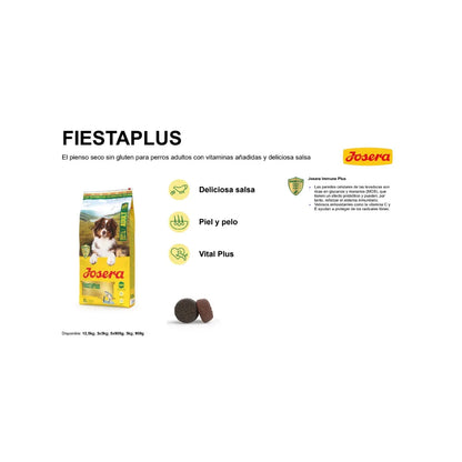 Josera Fiesta Plus Perro 12,5 kg