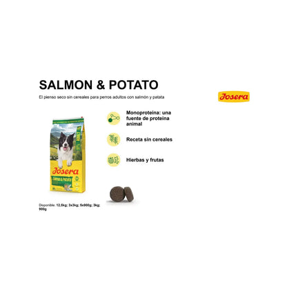 Josera Salmon & Potato (Ex Lachs & Kartoffel) 12,5 kg