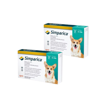 Pack 2x Simparica 10 - 20 kg (40mg) 3 Comprimidos