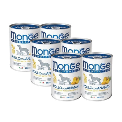 Pack 6x Lata Monge Chicken & Pineapple 400 g