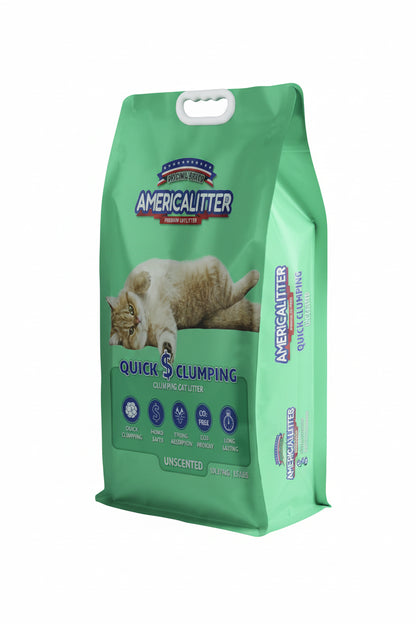 America Litter Quick Clumping Sin Aroma 7 kg