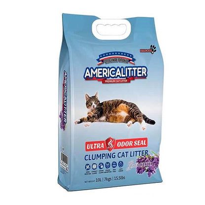 America Litter Ultra Odor Seal Lavanda 15 kg