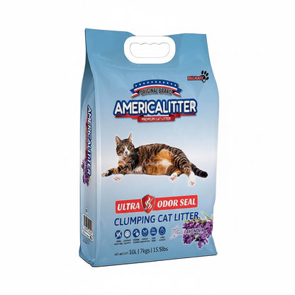 America Litter Ultra Odor Seal Lavanda 7 kg