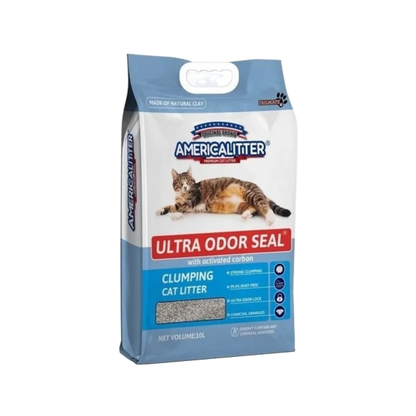 America Litter Ultra Odor Seal Talco Bebé 7 kg