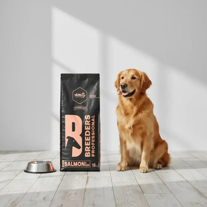 Amity Premium Perro Adulto Salmón y Arroz Breeders 18 kg