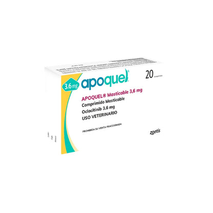 Apoquel Masticable 3,6 mg x 20 Comprimidos