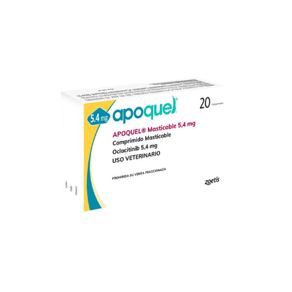 Apoquel Masticable 5,4 mg x 20 Comprimidos