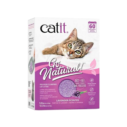 Arena Catit Go Natural Biodegradable Lavanda 5,6 kg