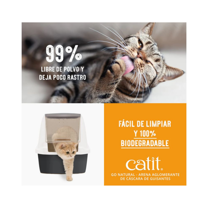 Arena Catit Go Natural Biodegradable Vainilla 5,6 kg
