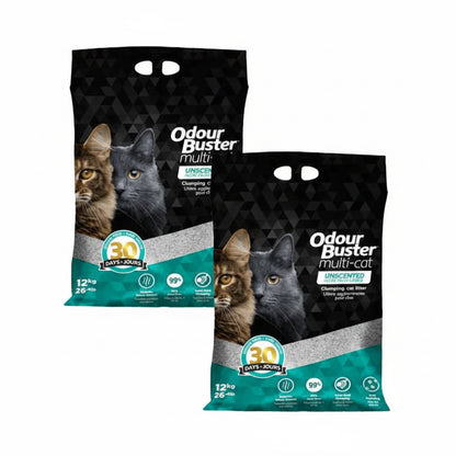 Pack 2 x Arena Odour Buster Multi Cat 12 kg ( 2 x 12 kg)