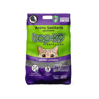 Arena Top K9 Aglutinante 10 kg Lavanda