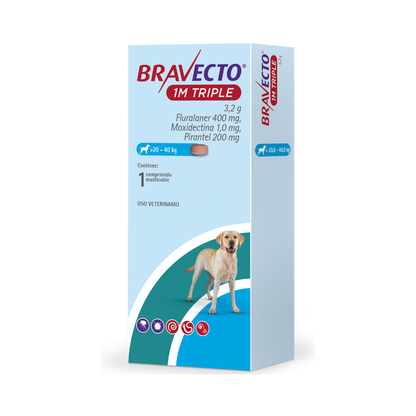Bravecto 1M Triple 20-40 kg