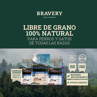 Bravery Herring Senior Razas Pequeñas 2 Kg