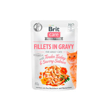 Brit Care Gato Filetes de Pavo y Salmón en Salsa 85 g