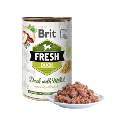 Brit Fresh Duck With Millet 400 g