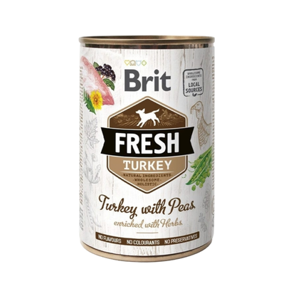 Brit Fresh Turkey With Peas 400 g