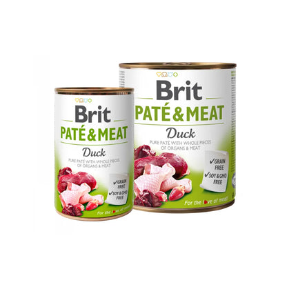 Lata Brit Pate & Meat Duck 400 g