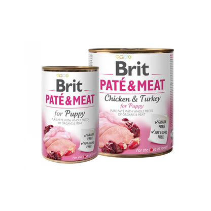 Lata Brit Paté & Meat Puppy 800 g