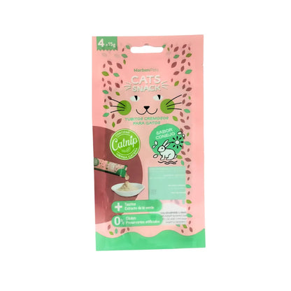 Cats Snack Cremoso Conejo con Catnip 15 g