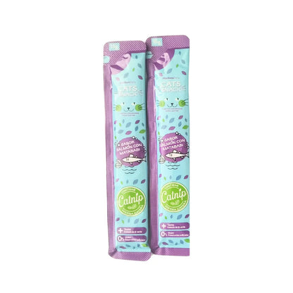 Cats Snack Cremoso Salmón con Matatabi 15 g