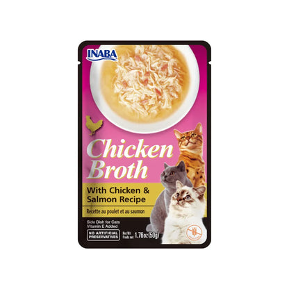 Churu Chicken Broth Caldo de Pollo & Salmon 50 g