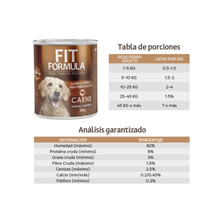 Lata Fit Formula Perro - Carne 280 g