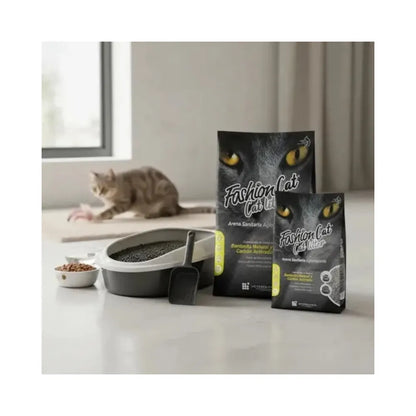 Arena Sanitaria Fashion Cat Carbón Activado 20 kg