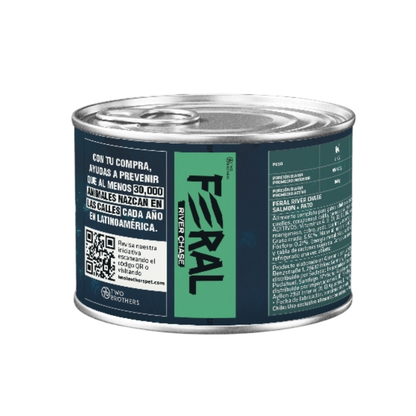 Feral Lata Gato Adulto Pato y Salmón 200 g