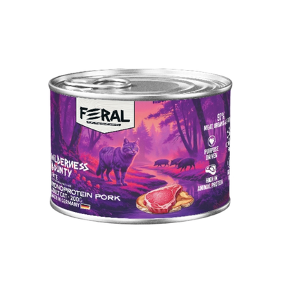 Feral Lata Gato Adulto Monoproteica Cerdo 200 g