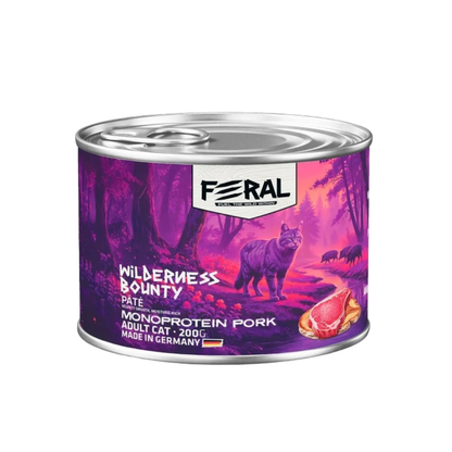 Feral Lata Gato Adulto Monoproteica Cerdo 200 g