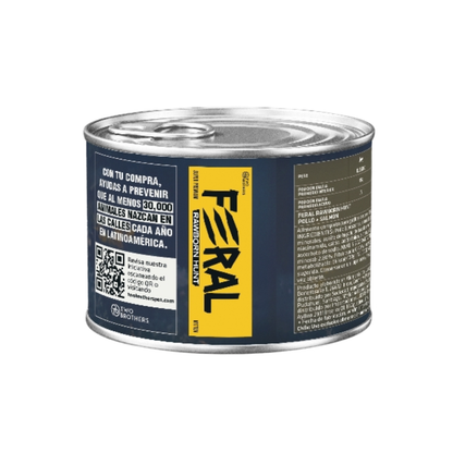 Feral Lata Gato Kitten Pollo y Salmón 200 g