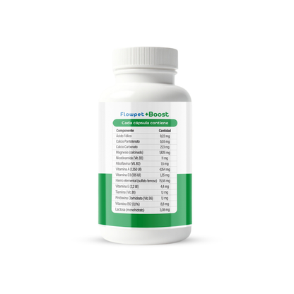 Multi-Vitaminas Perro Flowpet + Boost 60 Cápsulas