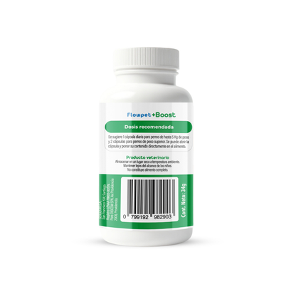 Multi-Vitaminas Perro Flowpet + Boost 60 Cápsulas