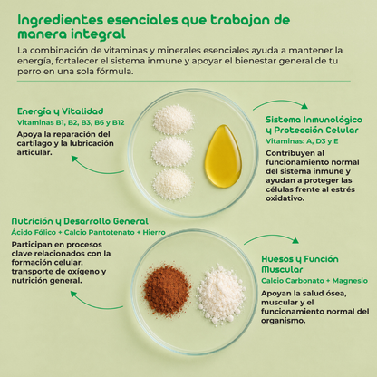 Multi-Vitaminas Perro Flowpet + Boost 60 Cápsulas