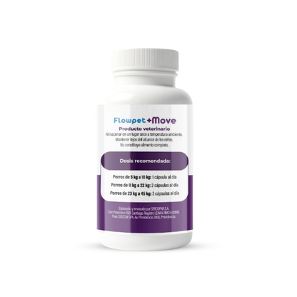 Suplemento Articular Perro Flowpet + Move 60 Capsulas