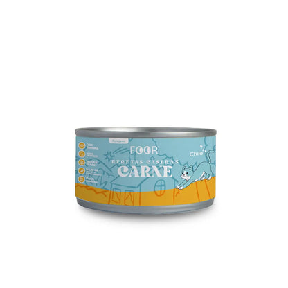 FOOR Lata Gato – Carne 160 g
