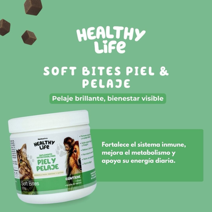 Healthy Life Soft Bites Piel y Pelaje 250 g