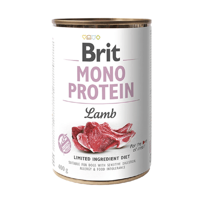 Brit Mono Protein Lamb Lata 400 g