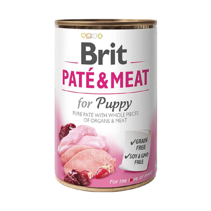 Lata Brit Paté & Meat Puppy 400 g