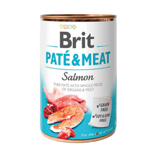 Lata Brit Pate & Meat Salmón 400 g