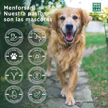 Menforsan Shampoo Con Aloe Vera Para Perros 300 ml
