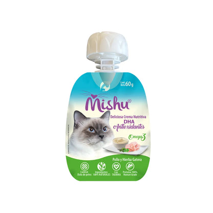 Mishu Snack Gato Pollo con Hierba Gatera 60 g