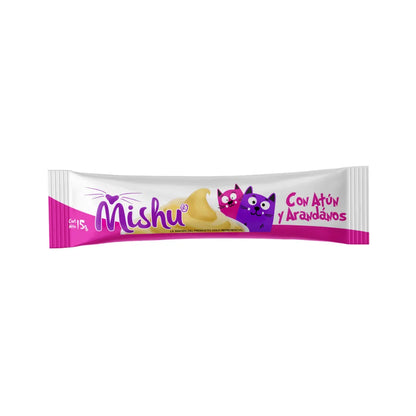 Mishu Tubos Atún y Arándanos 15 g x 5 unidades