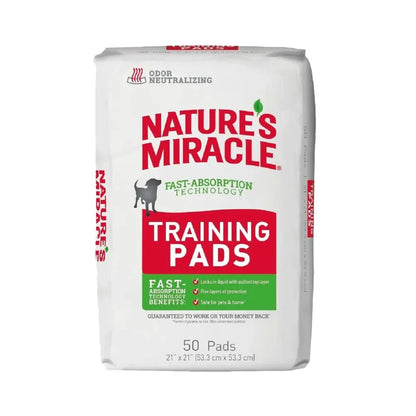 Nature's Miracle Training Pads 50 Un / 53.3 X 53.3 Cm