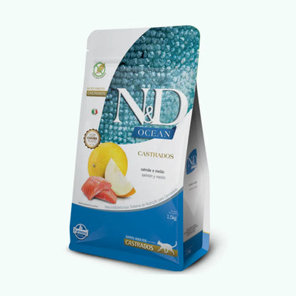 N&D Ocean Felino Salmon & Melon Castrados 7,5 kg